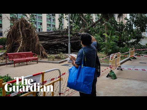 Super Typhoon Ragasa batters Hong Kong
