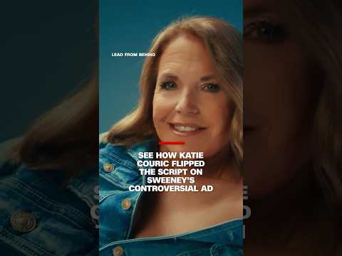 See how Katie Couric flipped the script on Sweeney’s controversial ad