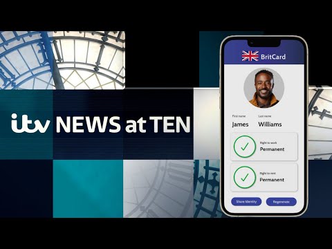 Starmer set to announce compulsory identity cards – Watch ITV News At Ten LIVE