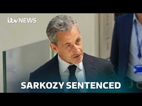 Nicolas Sarkozy to serve five years in prison for conspiracy linked to Gaddafi regime | ITV News