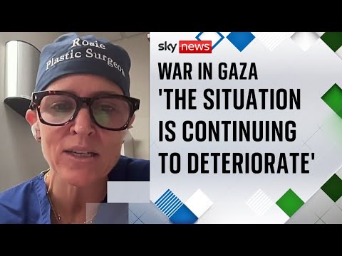 Civilian injuries in Gaza comparable to those ‘normally seen in soldiers’, says surgeon