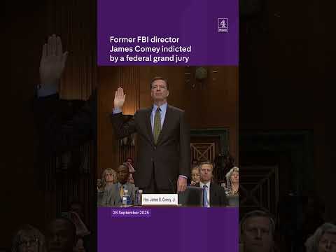 Former FBI director James Comey indicted by federal grand jury