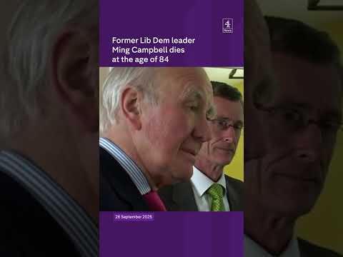 Former Lib Dem leader Ming Campbell dies at 84