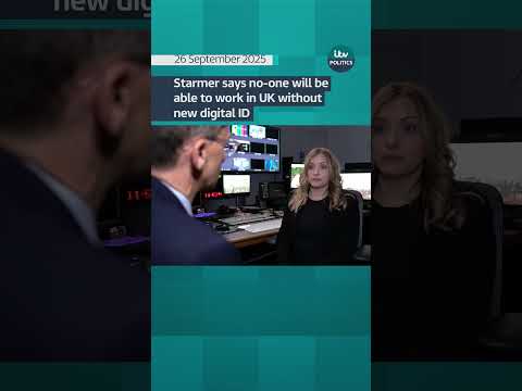 Starmer says no-one will be able to work in UK without new digital ID | ITV News