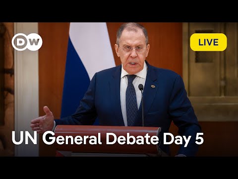 Live: Sergey Lavrov, others speak at United Nations | UN General Assembly Day 5