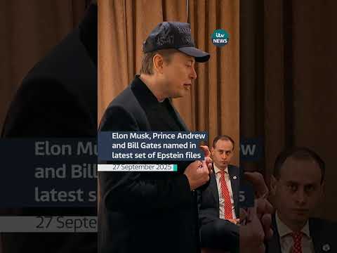 The US Congress has released a new batch of Jeffrey Epstein’s records #itvnews #elonmusk