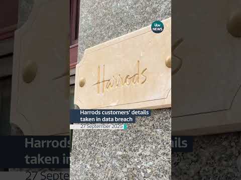 Harrods has warned some customers that their personal data may have been taken #itvnews #harrods