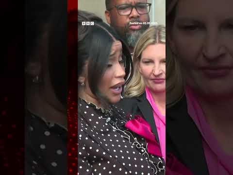 Cardi B cleared of assaulting security guard. #CardiB #Celebrity #BBCNews