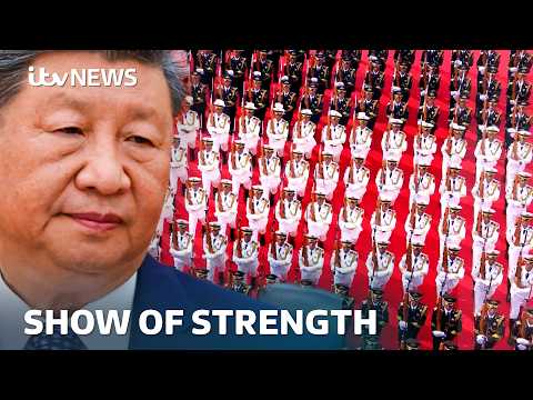 China’s new weapons showcased in huge Beijing military parade | ITV News