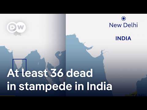 India: At least 36 dead and more than 50 injured in stampede | DW News