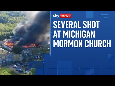At least one killed after shooting and fire at Mormon church in Michigan