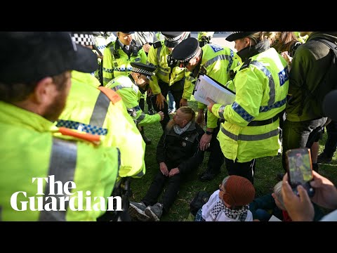 Palestine Action protesters arrested outside Labour conference in Liverpool