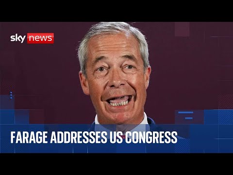 Nigel Farage attacks UK on free speech before US Congress
