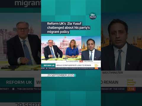 Reform UK’s Zia Yusuf challenged about his party’s migrant policy | ITV News