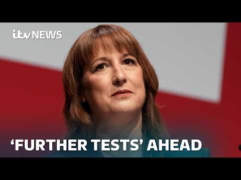 Rachel Reeves heckled as she warns of ‘further tests’ ahead | ITV News