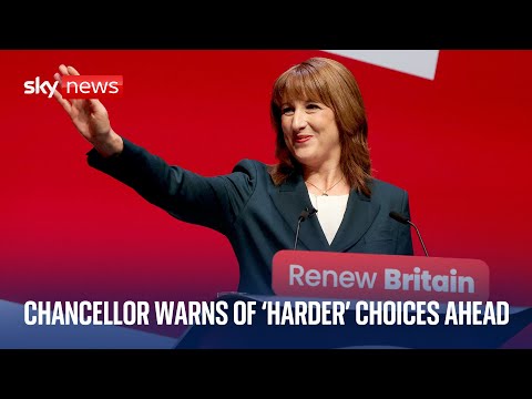 Reeves warns of ‘harder’ choices ahead during Labour Party conference speech