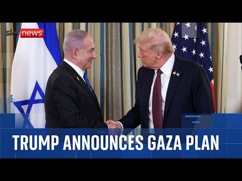 Trump announces Gaza peace proposal during Netanyahu visit
