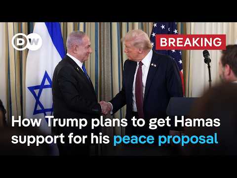 Trump gets Israeli support for Gaza peace plan. What’s his strategy to get Hamas to agree? | DW News