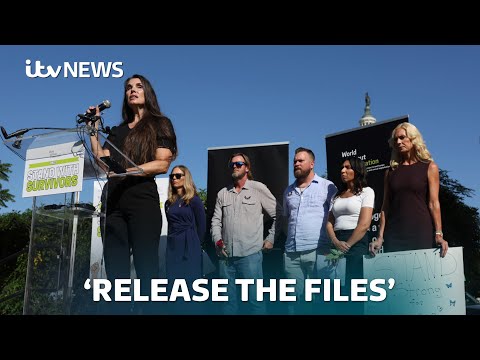 ‘We know their names’: Epstein and Maxwell survivors call for all files to be released | ITV News