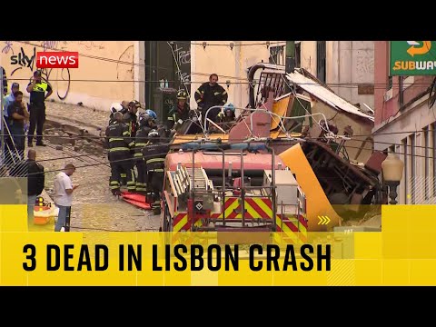 At least three killed after Lisbon’s iconic Gloria funicular derails