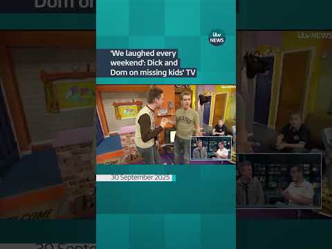 ‘We laughed every weekend’: Dick and Dom on missing kids’ TV#itvnews #news