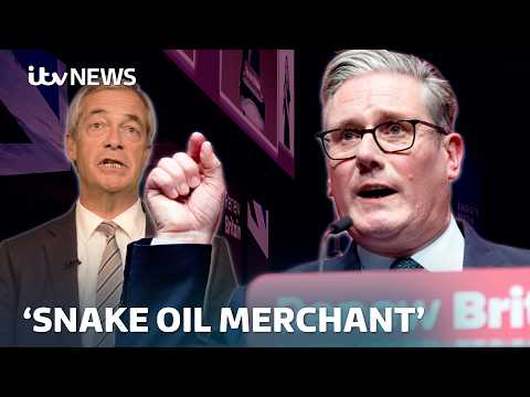 Starmer says Farage ‘doesn’t like Britain’ in Labour conference speech | ITV News