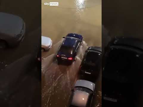 Eastern Spain submerged by floods