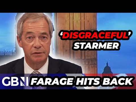 ‘Inciting VIOLENCE!’ – Farage takes BRUTAL swipe at ‘DISGRACEFUL Starmer: ‘sunk into the gutter!’