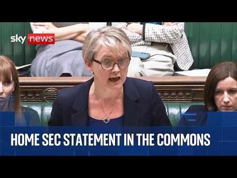 Home Secretary Yvette Cooper announces plans to ‘overhaul broken asylum system’