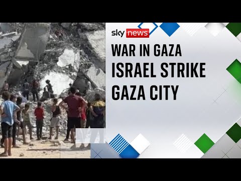 War in Gaza: Hamas releases hostage video as Israel strikes Gaza City