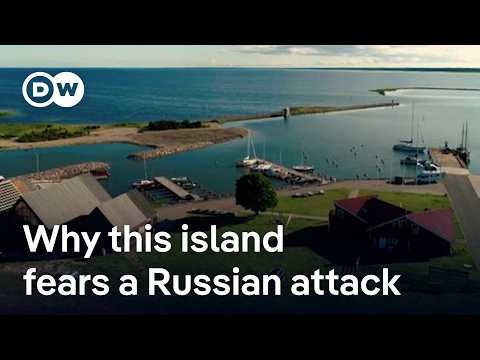 Island Hiiumaa off Estonia fears Russian attack as NATO conducts training exercices | DW News
