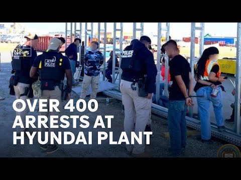 Hundreds of South Koreans detained in ICE raid at Hyundai factory