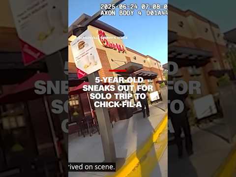 5-year-old sneaks out for solo trip to Chick-fil-A