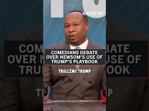 Comedians debate over Newsom’s use of Trump’s playbook