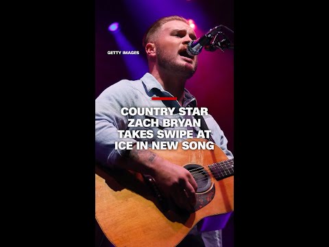 Country star Zach Bryan takes swipe at ICE in new song