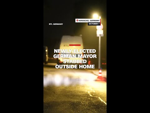 Newly-elected German mayor stabbed outside home