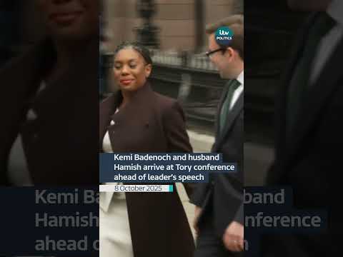 Kemi Badenoch and husband Hamish head to the Conservative Party Conference