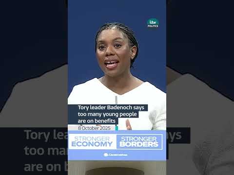 Tory leader Badenoch sets out plans to cut benefits in conference speech