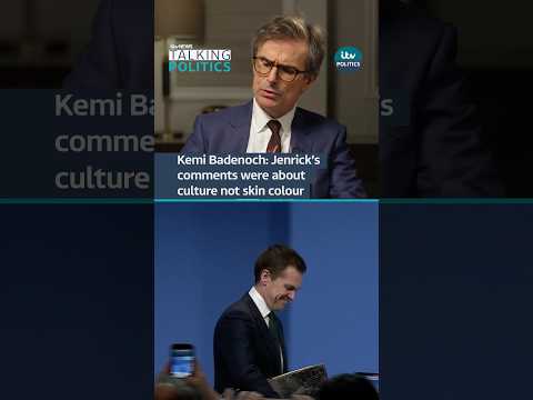 Kemi Badenoch: Jenrick’s comments were about culture not skin colour #itvnews #shorts