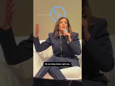 Kamala Harris issues sharp words about political climate