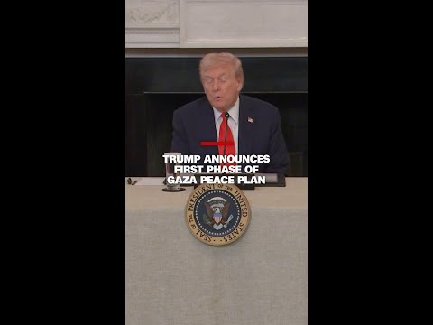 Trump announces first phase of Gaza peace plan