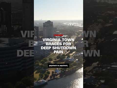 Virginia town braces for deep shutdown pain
