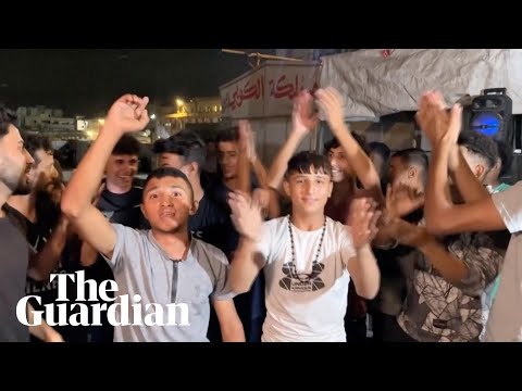 ‘Historic moments’: Palestinians and Israelis celebrate Gaza ceasefire deal announcement