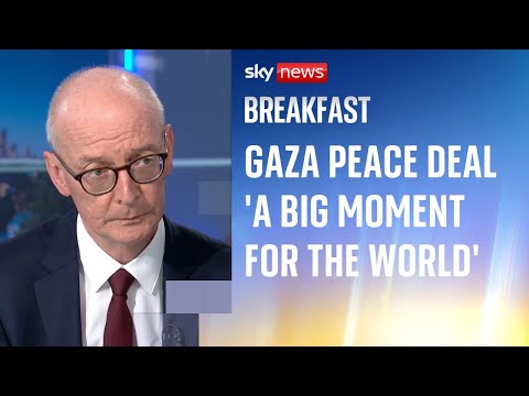 Labour: Gaza peace deal ‘a big moment for the world’
