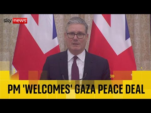 Starmer ‘strongly welcomes’ Gaza peace deal