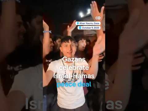 Gazans celebrate Israel-Hamas peace deal | DW News