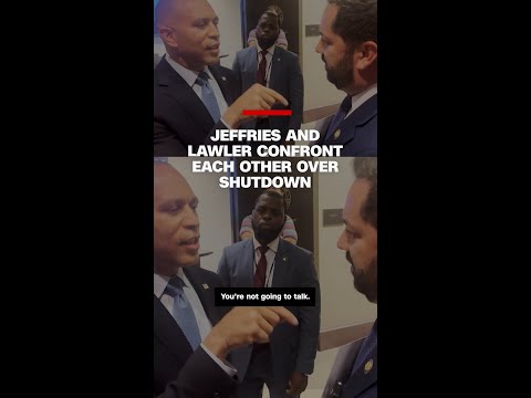 Jeffries and Lawler confront each other over shutdown