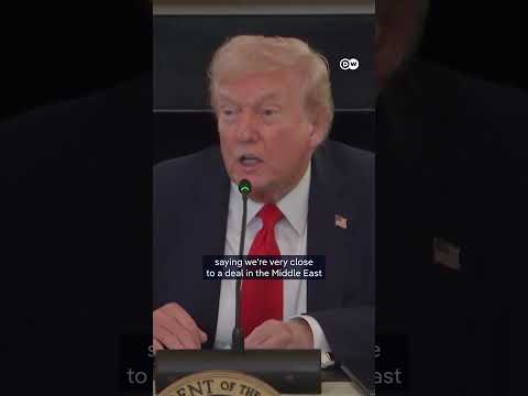The moment Donald Trump first heard of an emerging Israel-Hamas deal | DW News