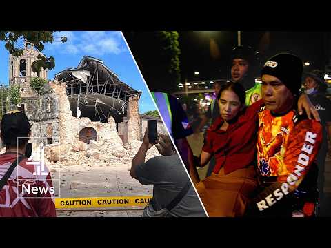Philippines earthquake: dozens killed and hundreds injured in massive tremor