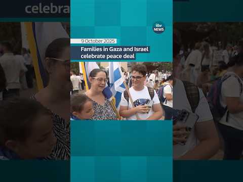 Families in Gaza and Israel celebrate peace deal